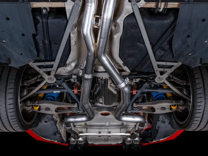 AWE Tuning BMW F8X M3/M4 SwitchPath Catback Exhaust - Diamond Black Tips AWE Tuning