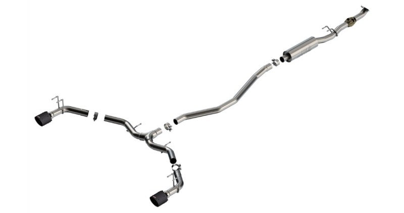 Borla 2023 Integra/22-23 Civic Si 1.5L 4 CYL. MT FWD 4DR 2.50in S-Type Catback Exhaust Carbon Fiber Borla