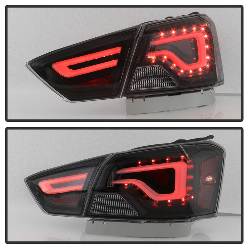 xTune 14-18 Chevy Impala (Excl 14-16 Limited) LED Tail Lights - Black Smoke (ALT-JH-CIM14-LBLED-BSM) SPYDER