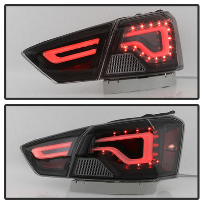 xTune 14-18 Chevy Impala (Excl 14-16 Limited) LED Tail Lights - Black Smoke (ALT-JH-CIM14-LBLED-BSM) SPYDER