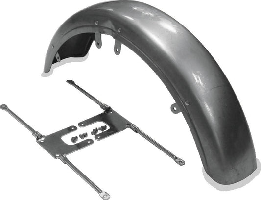 Bikers Choice 73-86 FX XL 82-94 FXR Front Fender W/Chrome Brackets Replaces H-D 59007-73A 59111-74 - 488759