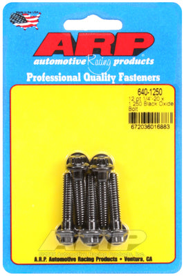 ARP 1/4-20 x 1.250 12pt Black Oxide Bolts (5/Pkg) ARP