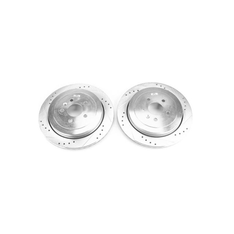 Power Stop 13-19 Lincoln MKT Rear Evolution Drilled & Slotted Rotors - Pair PowerStop