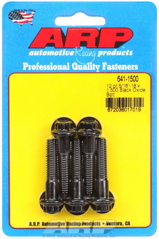 ARP 5/16-18 x 1.500 12pt Black Oxide Bolts