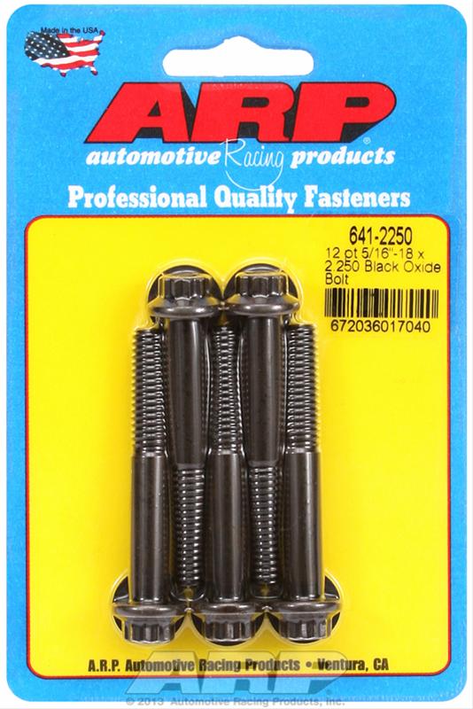ARP 5/16-18 x 2.250 12pt Black Oxide Bolts