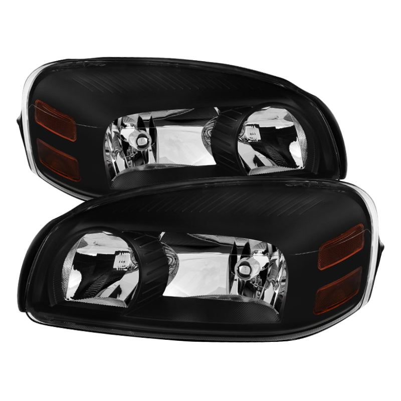 Xtune Chevy Uplander 05-09 Headlights -Black HD-JH-CUP05-AM-BK SPYDER