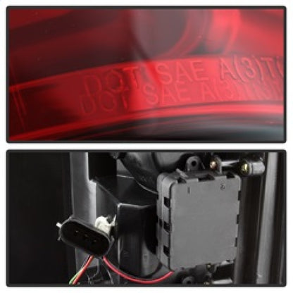 Spyder Ford F150 2015-2017 Light Bar LED Tail Lights - Red Clear ALT-YD-FF15015-LBLED-RC SPYDER