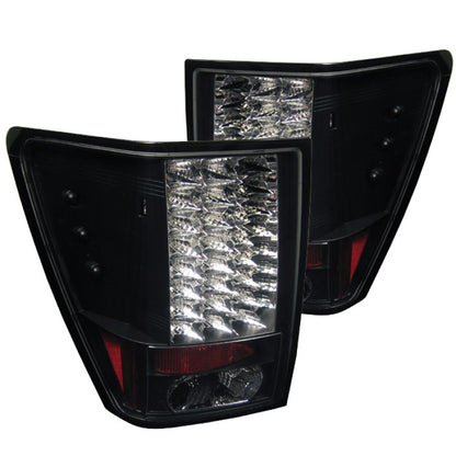 Spyder Jeep Grand Cherokee 05-06 LED Tail Lights Black ALT-YD-JGC05-LED-BK SPYDER