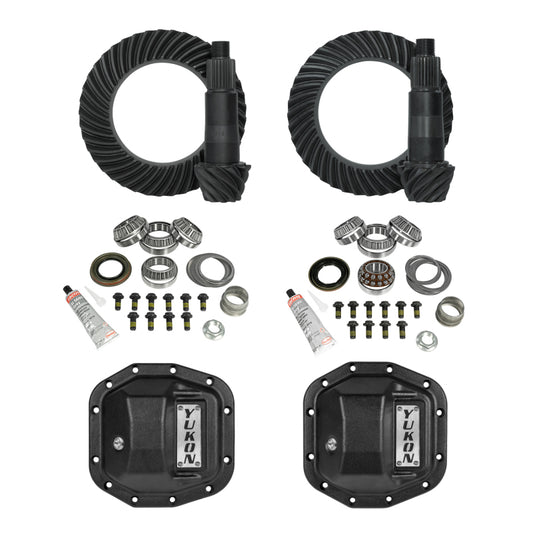 Yukon Gear High Stage 2 Jeep JL Re-Gear Kit w/Covers Dana 30/35 4.88 Ratio 24 Spline Yukon Gear & Axle