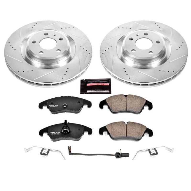 Power Stop 10-11 Audi S4 Front Z23 Evolution Sport Brake Kit PowerStop
