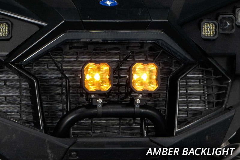 Diode Dynamics SS3 LED Bumper 1 3/4 In Roll Bar Kit Sport - Yellow Combo (Pair) Diode Dynamics