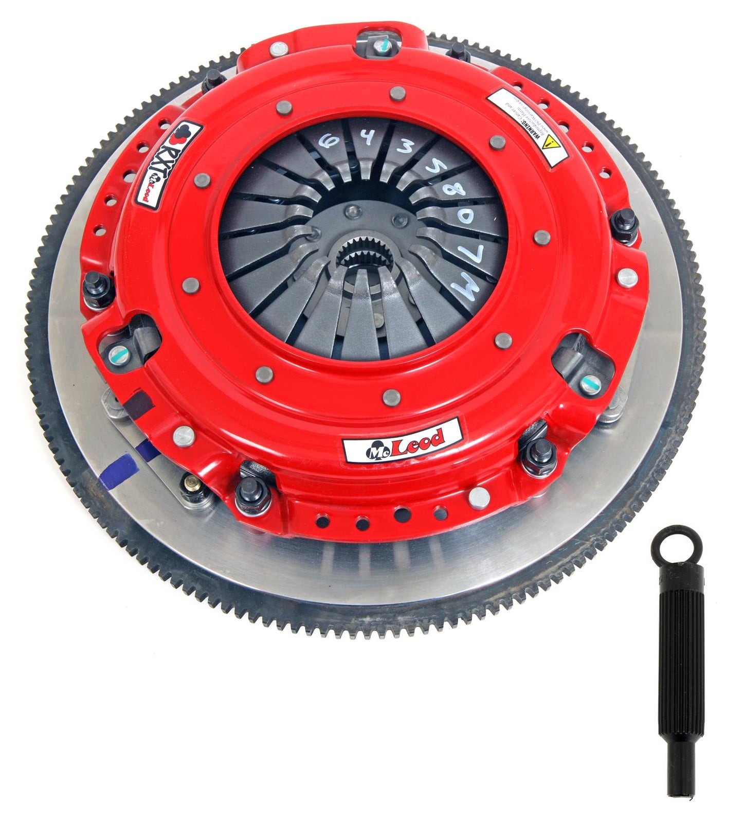 McLeod RXT Twin Disc Clutch with Steel Flywheel Ford 4.6L 5.0L - 6435807M