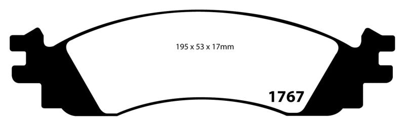 EBC GreenStuff Front Brake Pads - DP61767 EBC