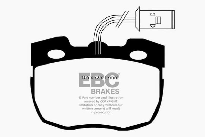 EBC YellowStuff Front Brake Pads - DP4814R