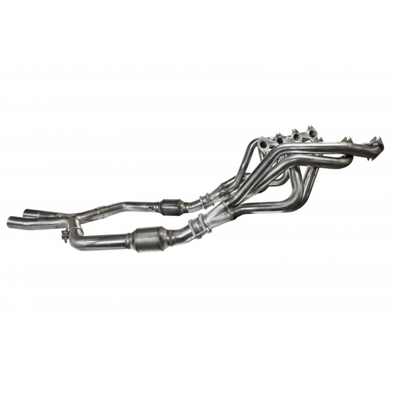 Kooks 05-10 Ford Mustang GT Manual 1 5/8in x 2 1/2in SS Long Tube Headers and OEM Catted SS X Pipe Kooks Headers