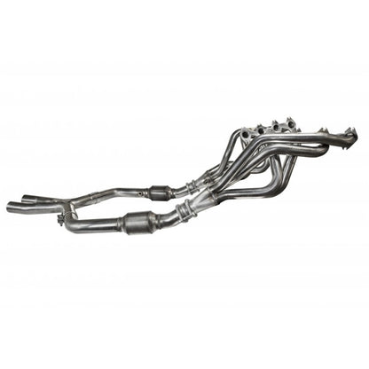 Kooks 05-10 Ford Mustang GT Manual 1 5/8in x 2 1/2in SS Long Tube Headers and OEM Catted SS X Pipe Kooks Headers
