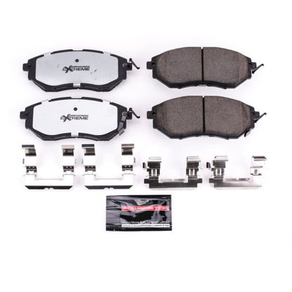 Power Stop 06-07 Subaru B9 Tribeca Front Z26 Extreme Street Brake Pads w/Hardware PowerStop