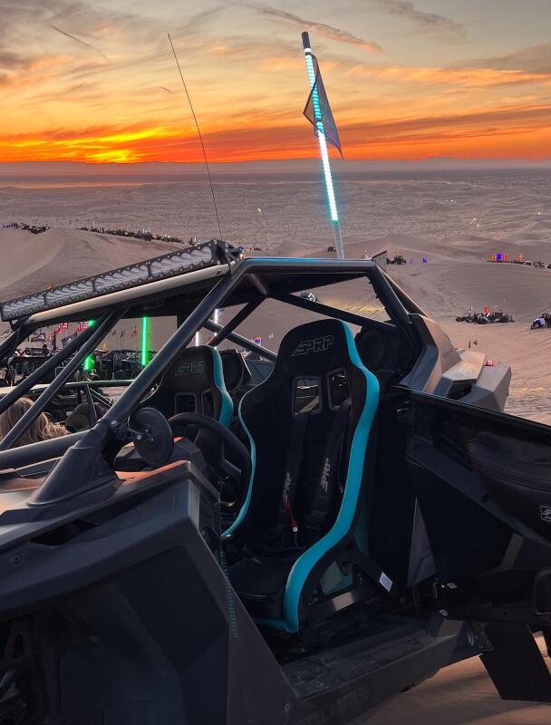 PRP Polaris RZR PRO XP / PRO R / Turbo R Composite Seat Mount Kit w/ Fixed Base - Pair C93