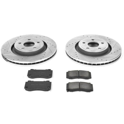 Power Stop 06-10 Jeep Grand Cherokee Front Z23 Evolution Sport Brake Kit PowerStop