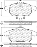 StopTech Street Disc Brake Pads - 305.09720