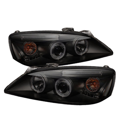 Spyder Pontiac G6 2/4DR 05-08 Projector Headlights LED Halo LED Blk Smke PRO-YD-PG605-HL-BSM SPYDER