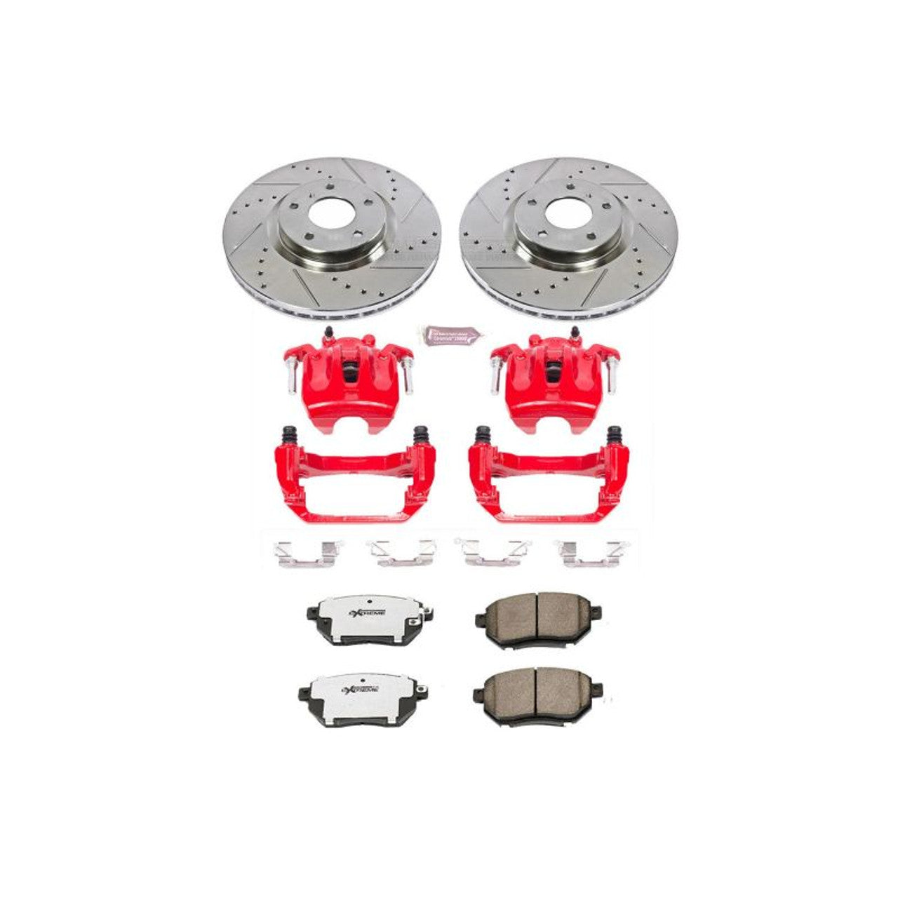 Power Stop 06-07 Nissan Murano Front & Rear Z17 Evolution Geomet Coated Brake Kit