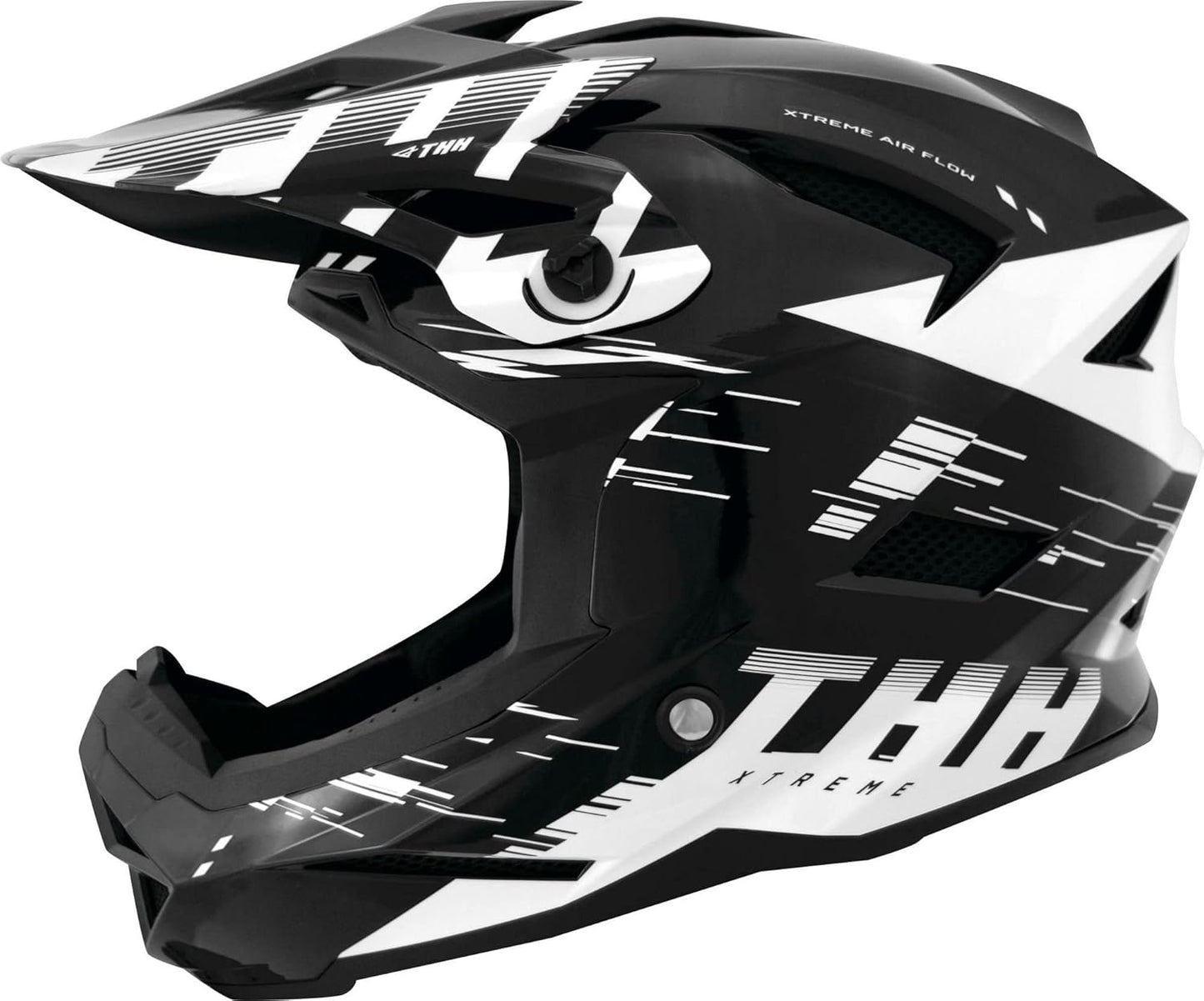 THH Helmets T-42 Bmx Xtreme Mt Blkwht Ymd