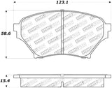 StopTech Premium Ceramic Front Brake Pads - 308.08900