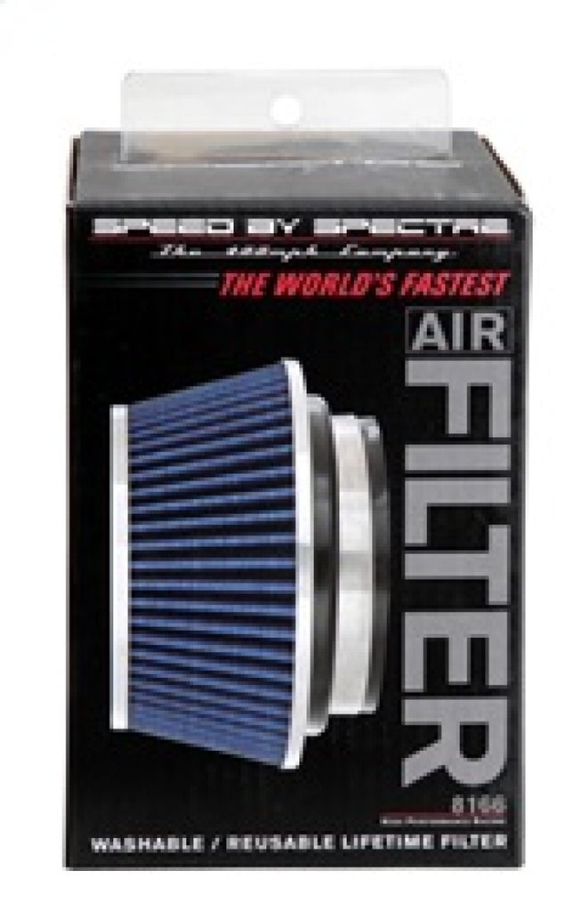 Spectre Adjustable Conical Air Filter 2-1/2in. Tall (Fits 3in. / 3-1/2in. / 4in. Tubes) - Blue