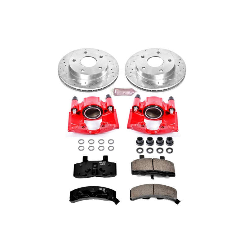 Power Stop 94-99 Dodge Ram 1500 Front Z23 Evolution Sport Brake Kit w/Calipers