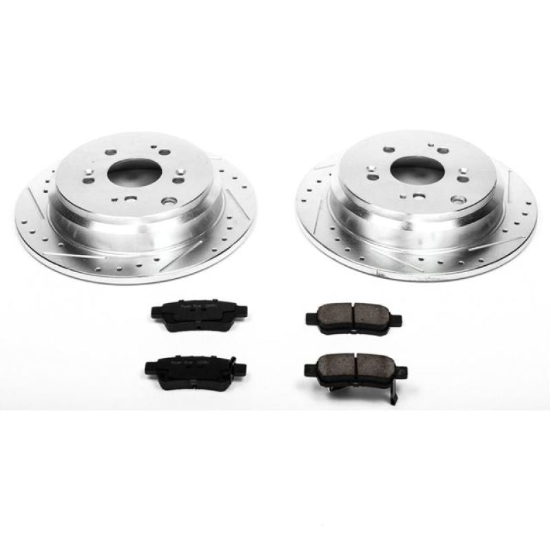 Power Stop 05-10 Honda Odyssey Rear Z23 Evolution Sport Brake Kit PowerStop
