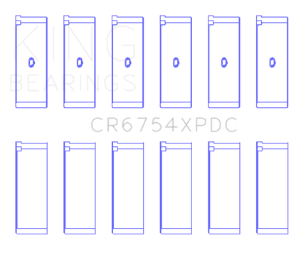 King Engine Bearings Toyota 2Jzge/2Jzgte/24V 3.0L (Size +.026mm) Connecting Rod Bearing Set