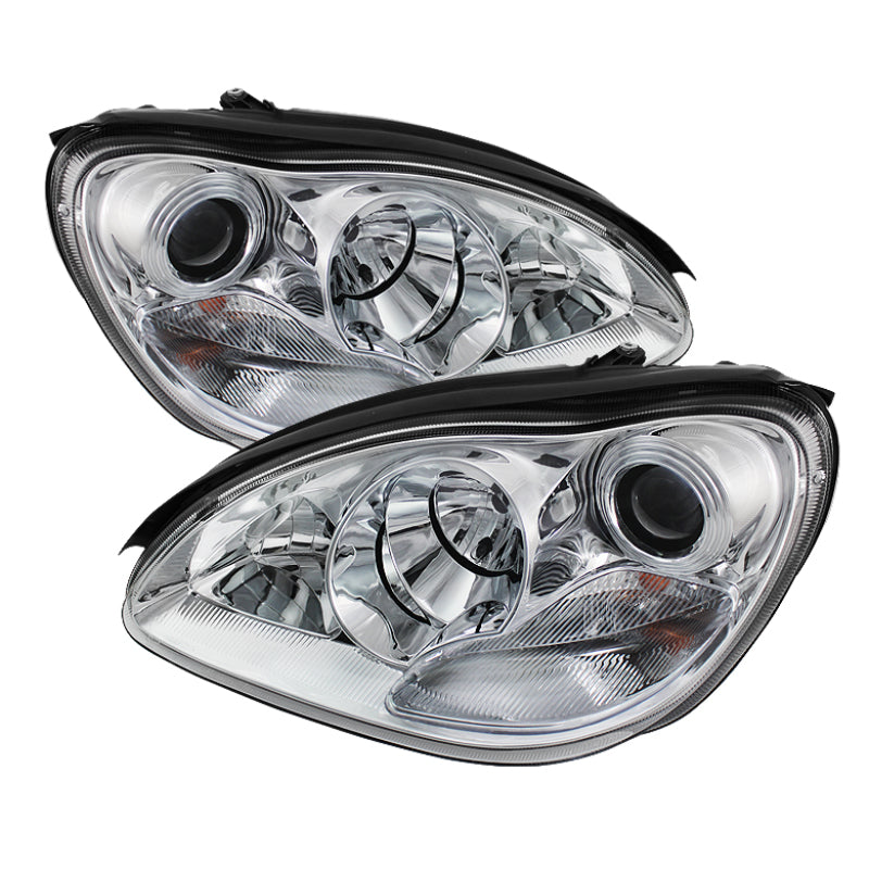 Spyder Mercedes Benz S-Class 03-06 Projector Headlights Xenon/HID Model- Chrm PRO-YD-MBW220-HID-C SPYDER