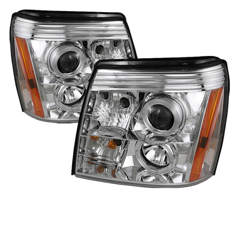 Spyder Cadillac Escalade 02-06 Projector Xenon/HID Model- LED Halo DRL Chrm PRO-YD-CE02-HID-DRL-C SPYDER