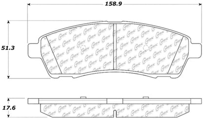 StopTech 99-04 Ford F-250 / 00-05 Excursion / 99-04 F-350 Super Duty Rear Truck & SUV Brake Pads Stoptech