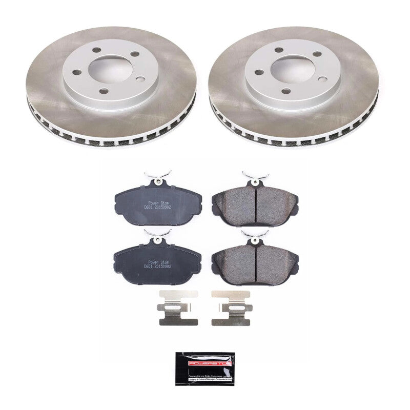 Power Stop 94-00 Mercury Sable Front Semi-Coated Rotor Kit PowerStop