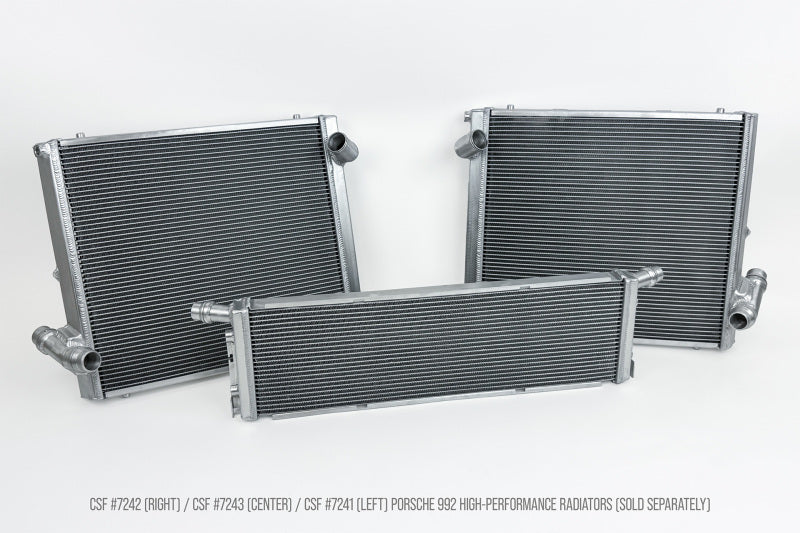 CSF 2019+ 992.1/992.2 Porsche 911(3.0LT Base/T/S/4/4S/GTS/4 GTS) High Performance Aluminum Radiator