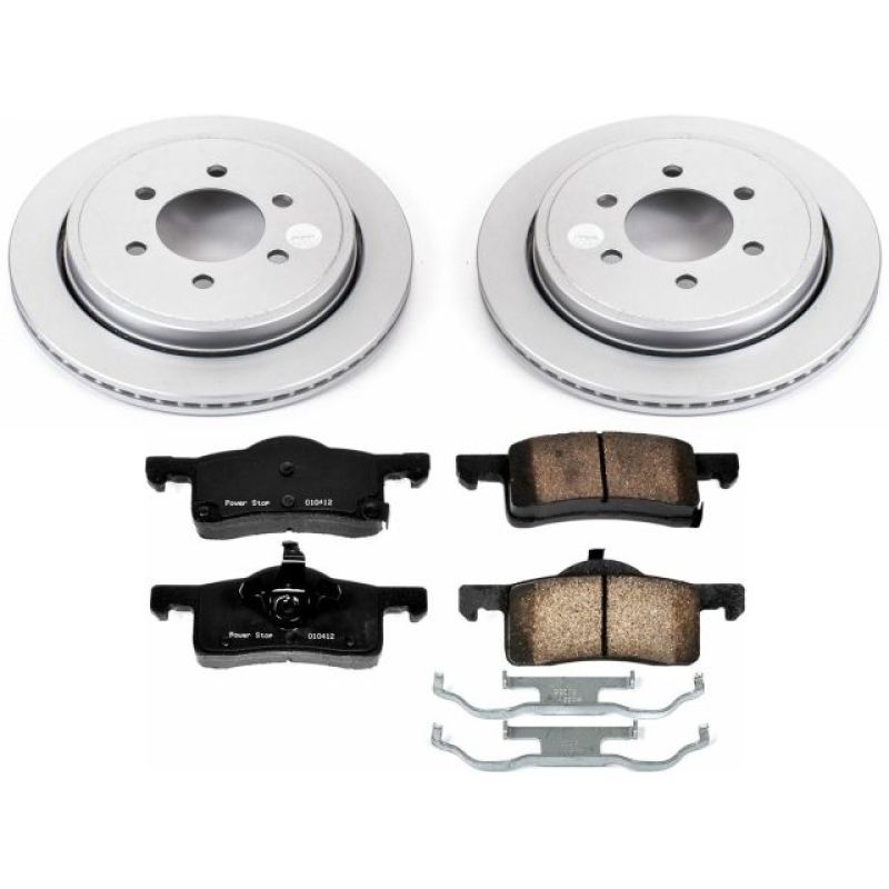 Power Stop 02-06 Ford Expedition Rear Z17 Evolution Geomet Coated Brake Kit PowerStop