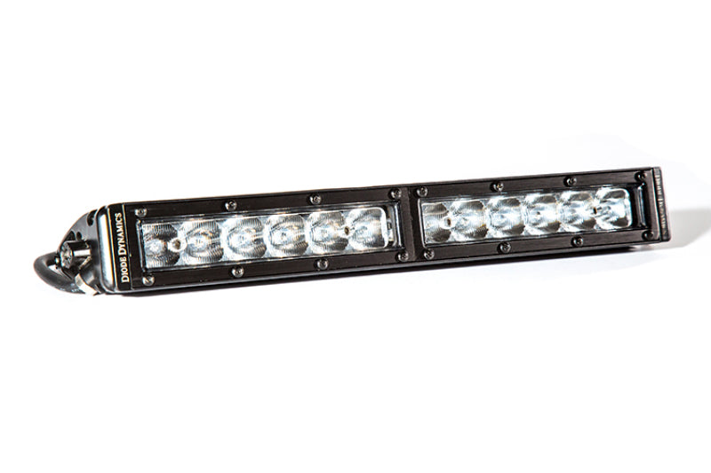 Diode Dynamics 12 In LED Light Bar Single Row Straight Clear Driving Each Stage Series