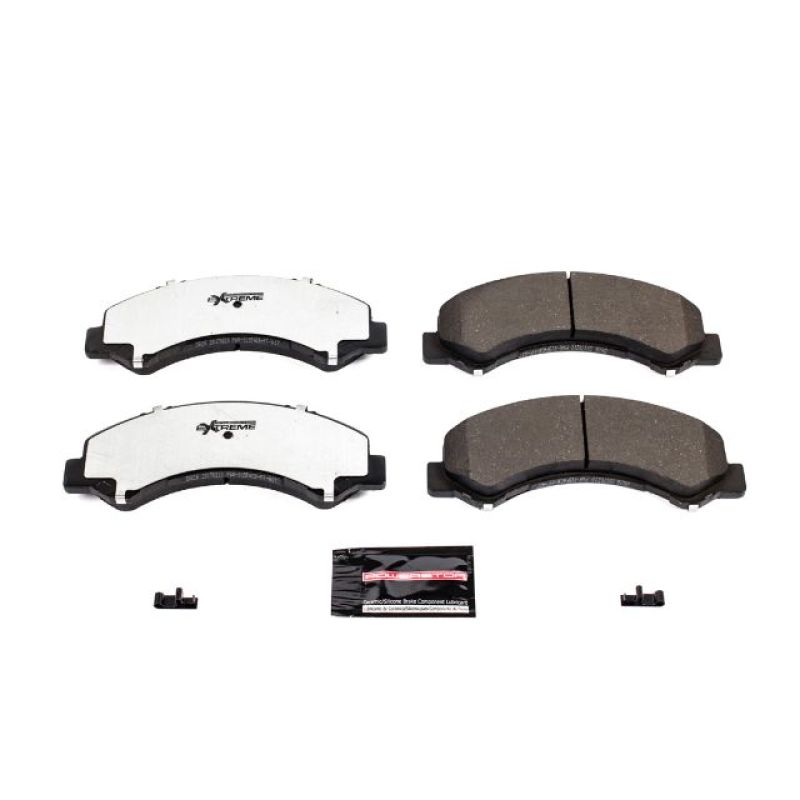 Power Stop 98-00 Chevrolet W3500 Tiltmaster Front Z36 Truck & Tow Brake Pads w/Hardware PowerStop