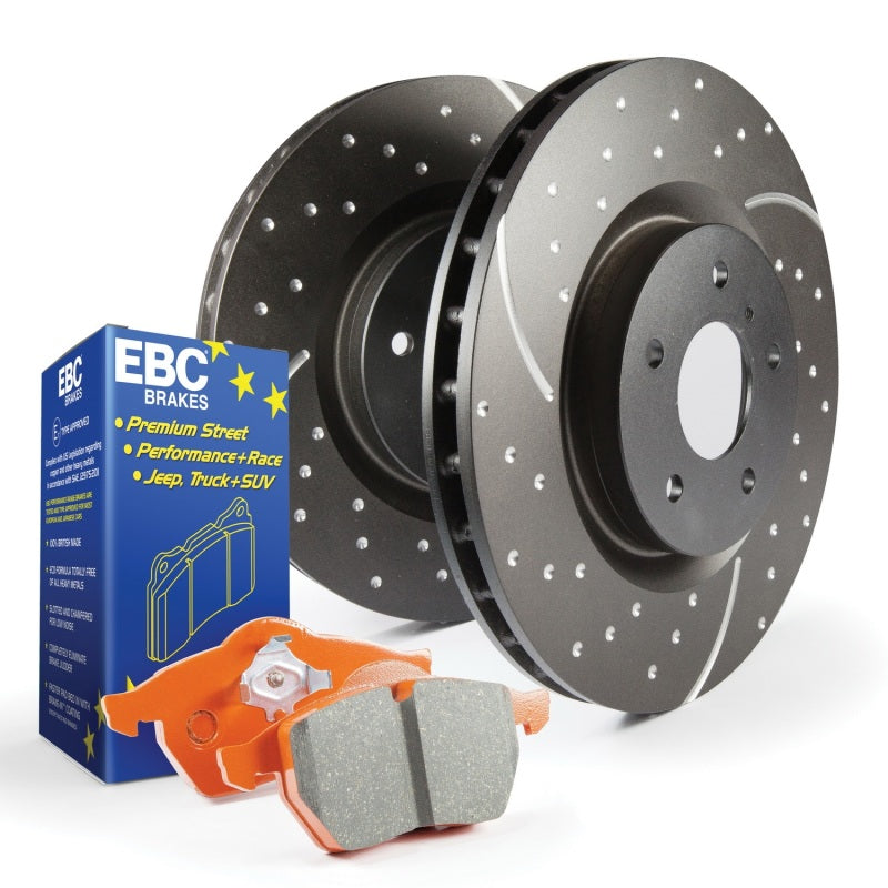 EBC Stage 8 OrangeStuff Brake Pads and GD Rotors Kit - S8KF1062