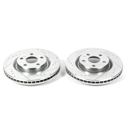 Power Stop 08-09 Pontiac G8 Front Evolution Drilled & Slotted Rotors - Pair PowerStop