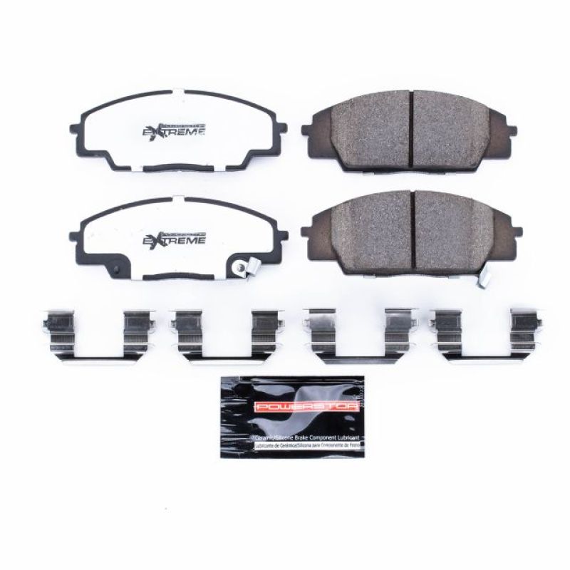 Power Stop 07-10 Acura CSX Front Z26 Extreme Street Brake Pads w/Hardware PowerStop
