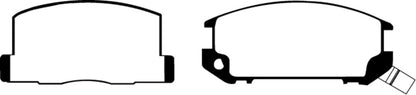EBC RedStuff Rear Brake Pads - DP3602C EBC