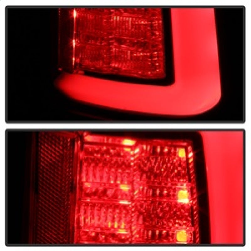 Spyder 09-16 Dodge Ram 1500 Light Bar LED Tail Lights - Black ALT-YD-DRAM09V2-LED-BK SPYDER