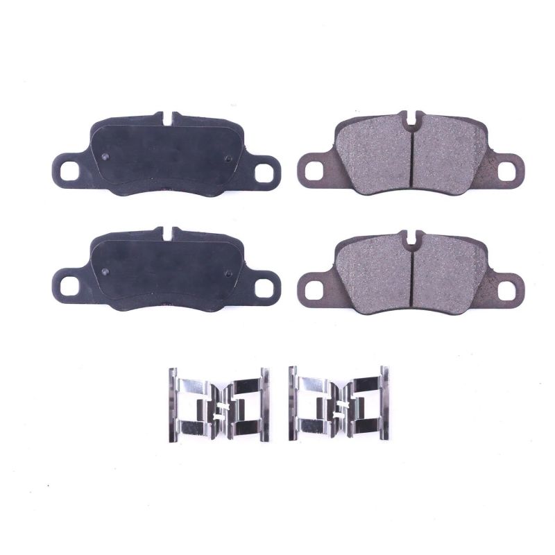 Power Stop 13-16 Porsche 911 Rear Z17 Evolution Ceramic Brake Pads w/Hardware PowerStop