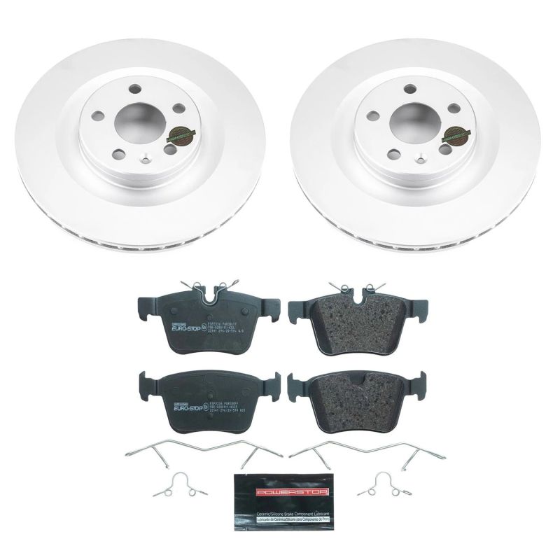 Power Stop 19-20 Volvo S60 Rear Euro-Stop Brake Kit PowerStop