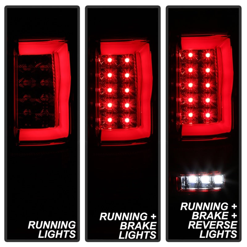 Spyder Ford F150 04-08 Styleside Tail Light V2 - LED - Red Clear ALT-YD-FF15004V2-LBLED-RC SPYDER