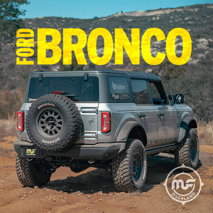 MagnaFlow 2021 Ford Bronco Overland Series Cat-Back Exhaust w/ Single Straight Driver Exit- No Tip Magnaflow
