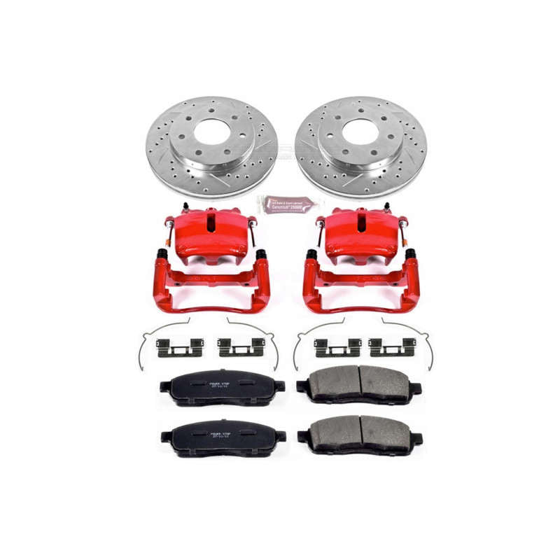 Power Stop 05-08 Ford F-150 Front Z23 Evolution Sport Brake Kit w/Calipers